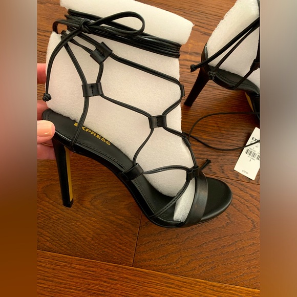 Express high heel lace up sandals . Size 6 new with tags. - Picture 2 of 5